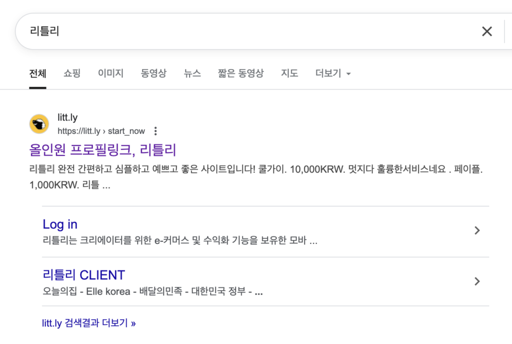 인플루언서, 파워블로거, 마케터에게 꼭 필요한 올인원 프로필링크 리틀리 사용방법