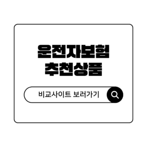 운전자보험다이렉트 추천상품 및 비교사이트
