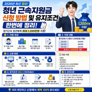 2026 청년 근속지원금