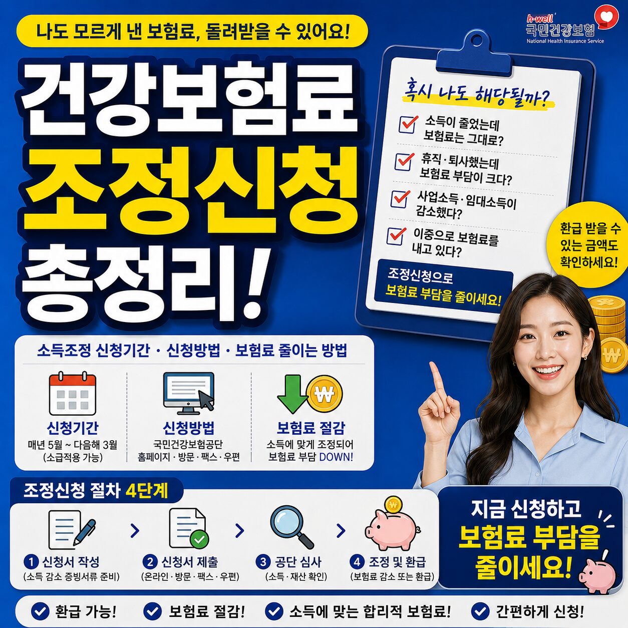 건강보험료 조정신청